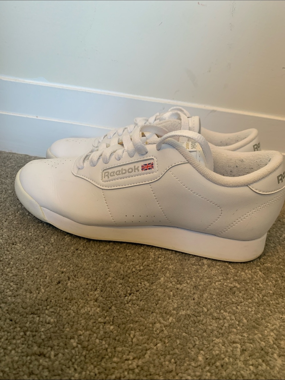 Reebok White Women's Classic Leather Sneakers